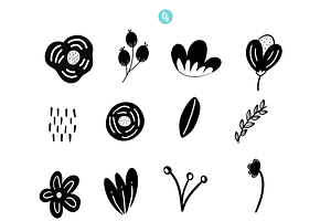 Floral Procreate Stamp Brushes