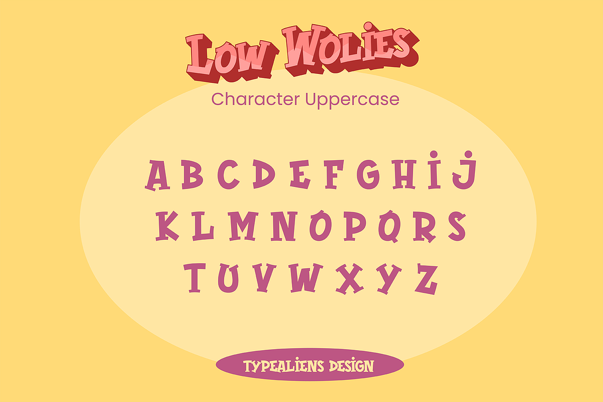 Low Wolies, a Font by ilhamtaro (Photo 7 of 12)