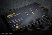 Music Producer and DJ Business card, a Business Card Template by NasirGrfx (Thumbnail 3 of 4)