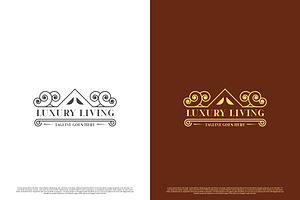 Luxury Living Logo Design Icon, a Branding & Logo Template by Morvana Crew