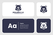 Monochrome Polar Bear Logo Design, a Branding & Logo Template by Artnivora.Std (Thumbnail 3 of 4)