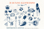 Mediterranean Lifestyle Poster Print, an Object Illustration by Yuliya Derbisheva (Thumbnail 9 of 11)