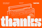 Kunatic - Retro Bold Font, a Sans Serif Font by limitype (Thumbnail 13 of 13)