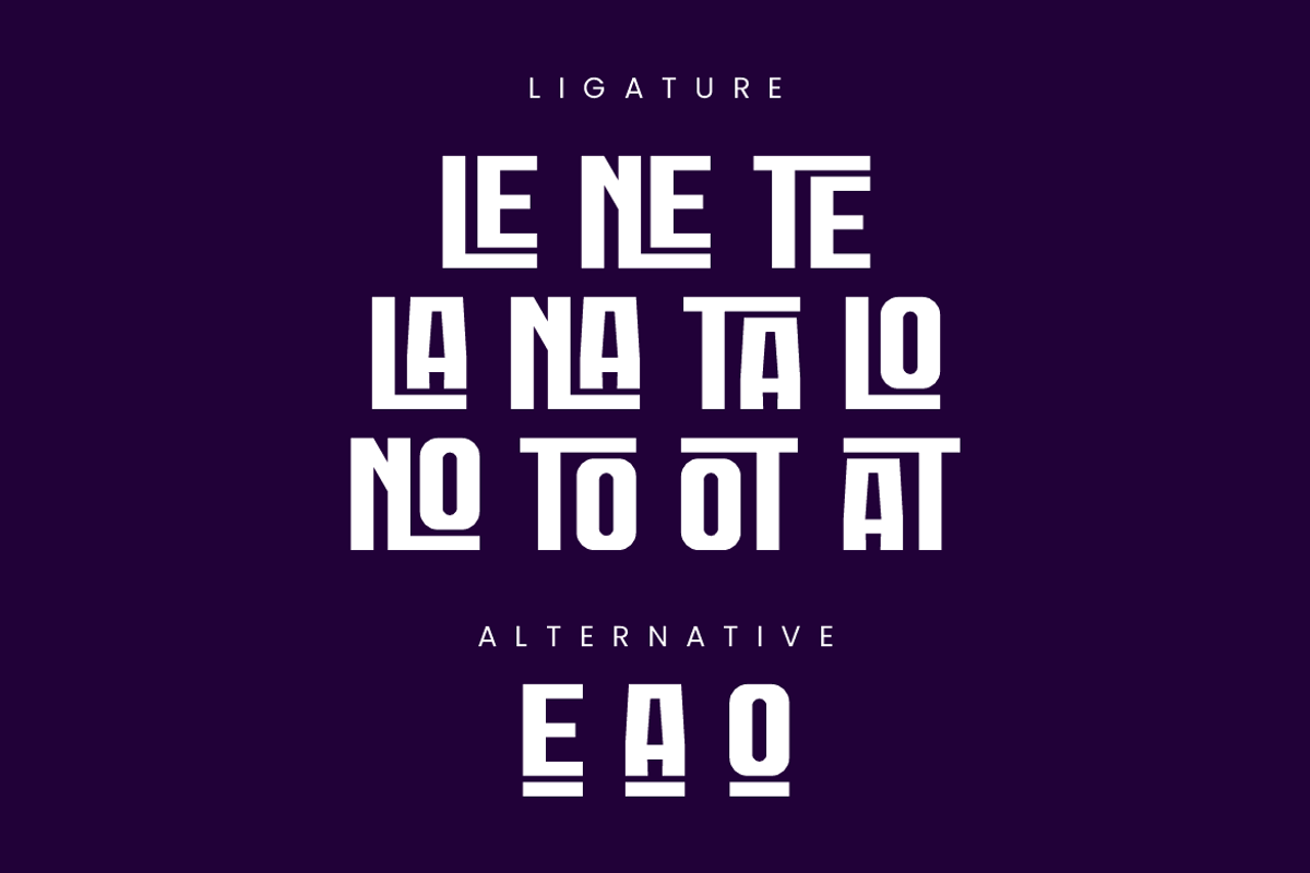 Gonad Qulanter, a Sans Serif Font by QR Design Studio (Photo 8 of 9)