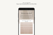 Kajabi Link in Bio Page Template, a Landing Page Template by Pixel & Flow (Thumbnail 2 of 9)
