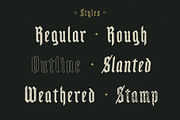Kaiser - Vintage Blackletter, a Blackletter Font by OPENCITYDESIGNCO (Thumbnail 4 of 9)