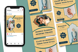 Ramadan Sale Instagram Post Template, a Social Media Template by Artnivora.Std