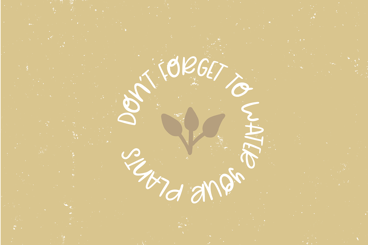 Plant Mama Handwritten Font, a Sans Serif Font by Forth and Wild (Photo 4 of 8)