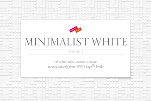 Minimalist White Seamless Patterns