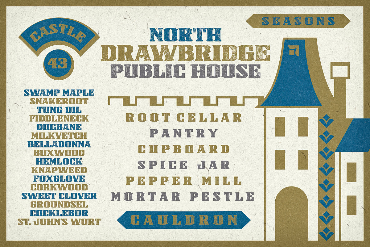 Gatehouse | Bold Bank Display Slab, a Serif Font by Artifact Bazaar (Photo 2 of 6)