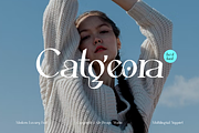 Catgeora - Elegant Serif Font, a Serif Font by QR Design Studio (Thumbnail 1 of 16)