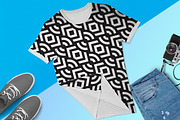 Monochrome Seamless Pattern, a Pattern Graphic by Digital Studio (Thumbnail 5 of 7)