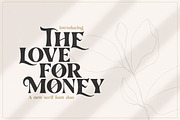 The Love For Money Font Duo, a Sans Serif Font by Salt & Pepper Designs (Thumbnail 1 of 8)