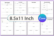 2025 Tarot Journal, a Print Template by Designmela01 (Thumbnail 4 of 8)