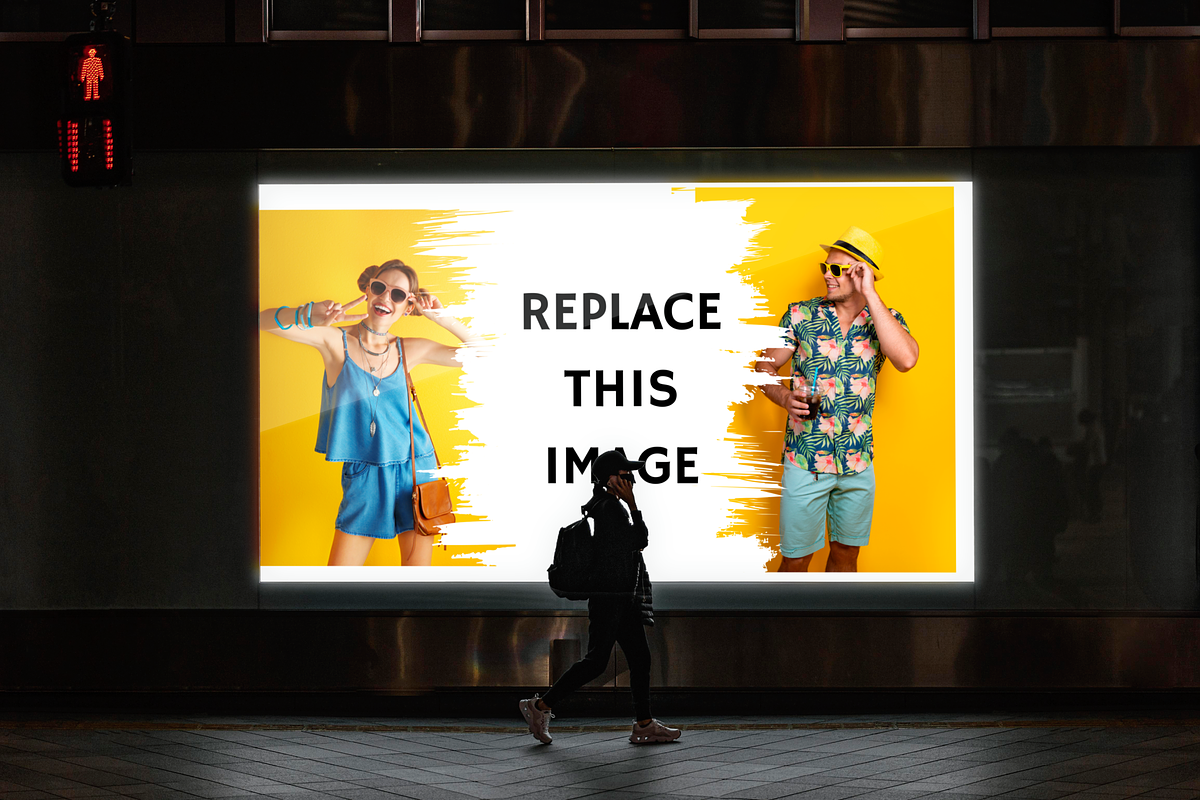 Exterior Digital Screen Mockup, an Advertising Mockup by GearShift (Photo 1 of 5)