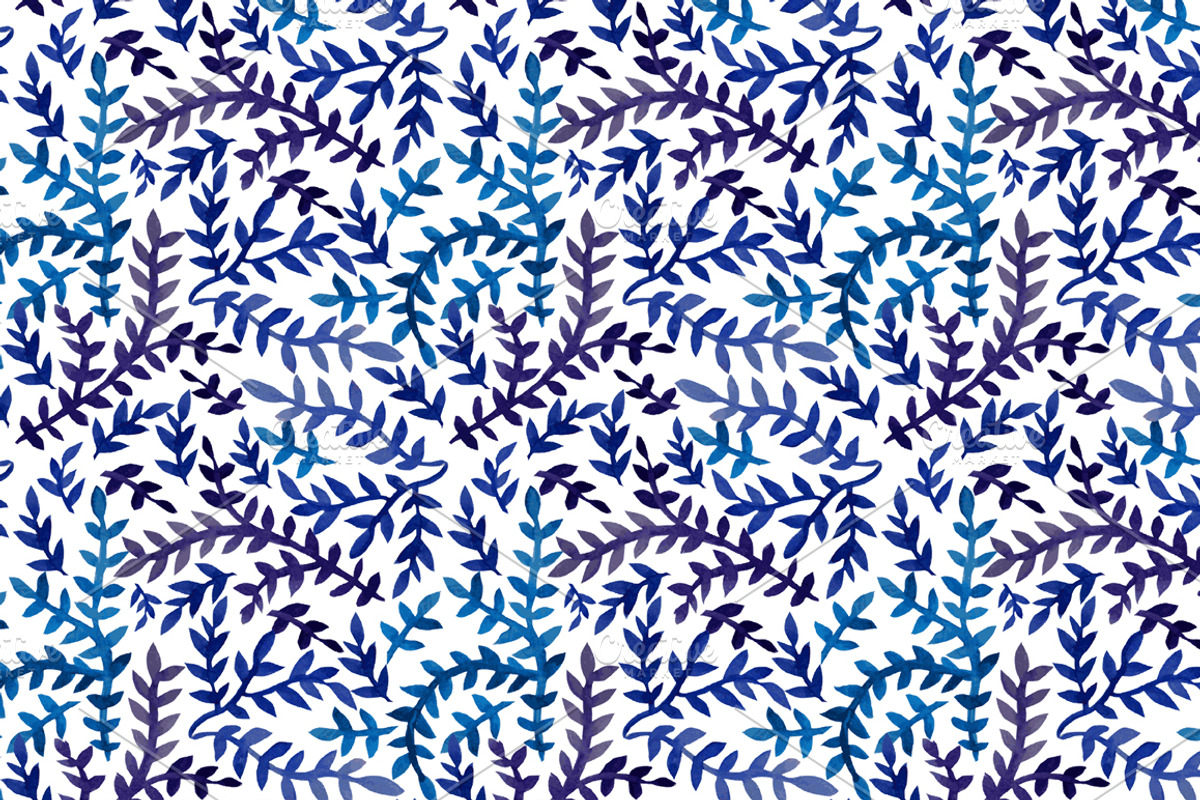 Watercolor Floral Patterns preview 3