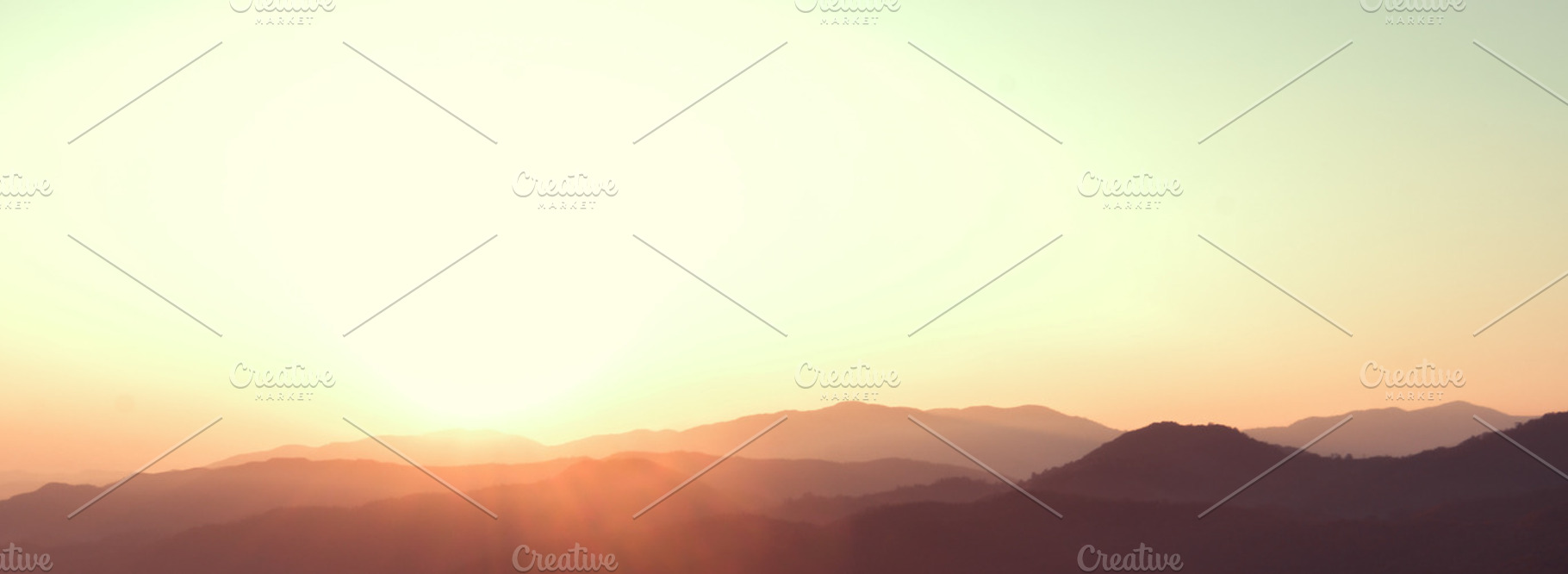 Sunrise on mountain featuring autumn, background, and beautiful, a Nature Photo by Artmeesri