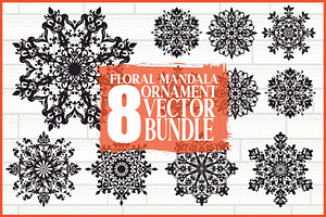 Mandala Laser Cut Files, an Illustration by balal