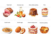 British Food Clipart, Fish and Chips, a Food Illustration by BrushstrokeArtGB (Thumbnail 5 of 9)