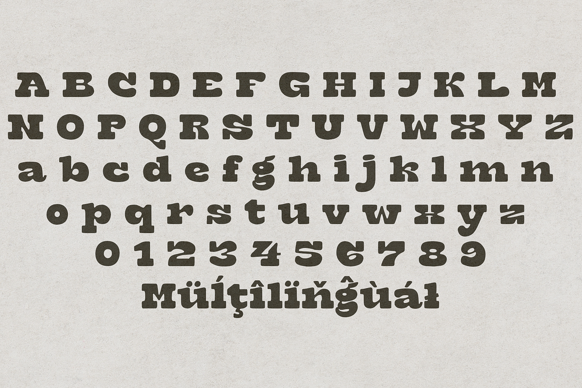 Nastilon – Slab Serif Font, a Slab Serif Font by NDNL Studio (Photo 7 of 9)