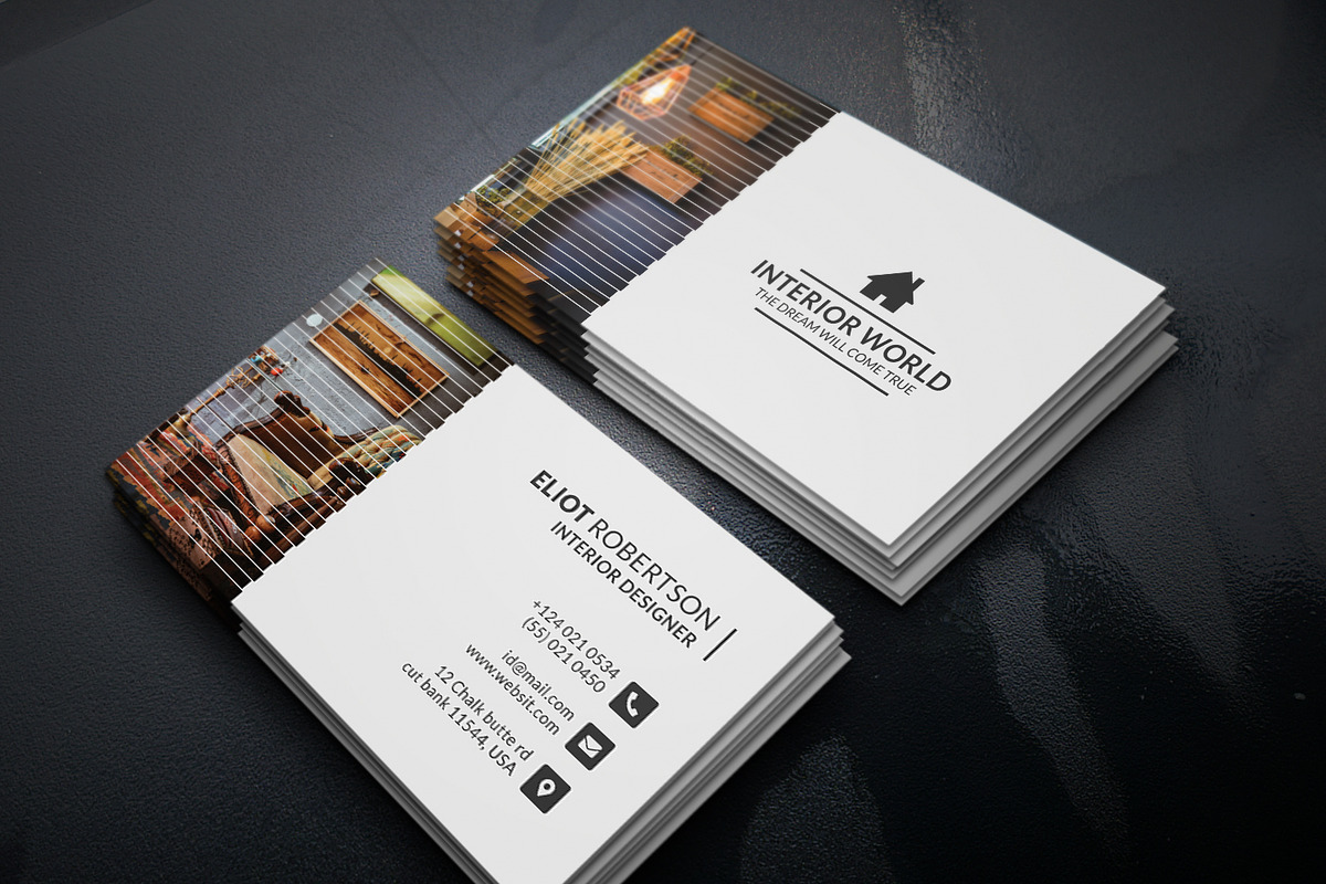 Interior Business Card, a Business Card Template by Helal Shop (Photo 4 of 4)