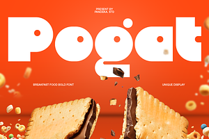 Pogat - Food Bold Font