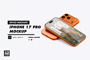 iPhone 17 Pro Mockup, a Product Mockup by itefan Studio (Thumbnail 1 of 3)