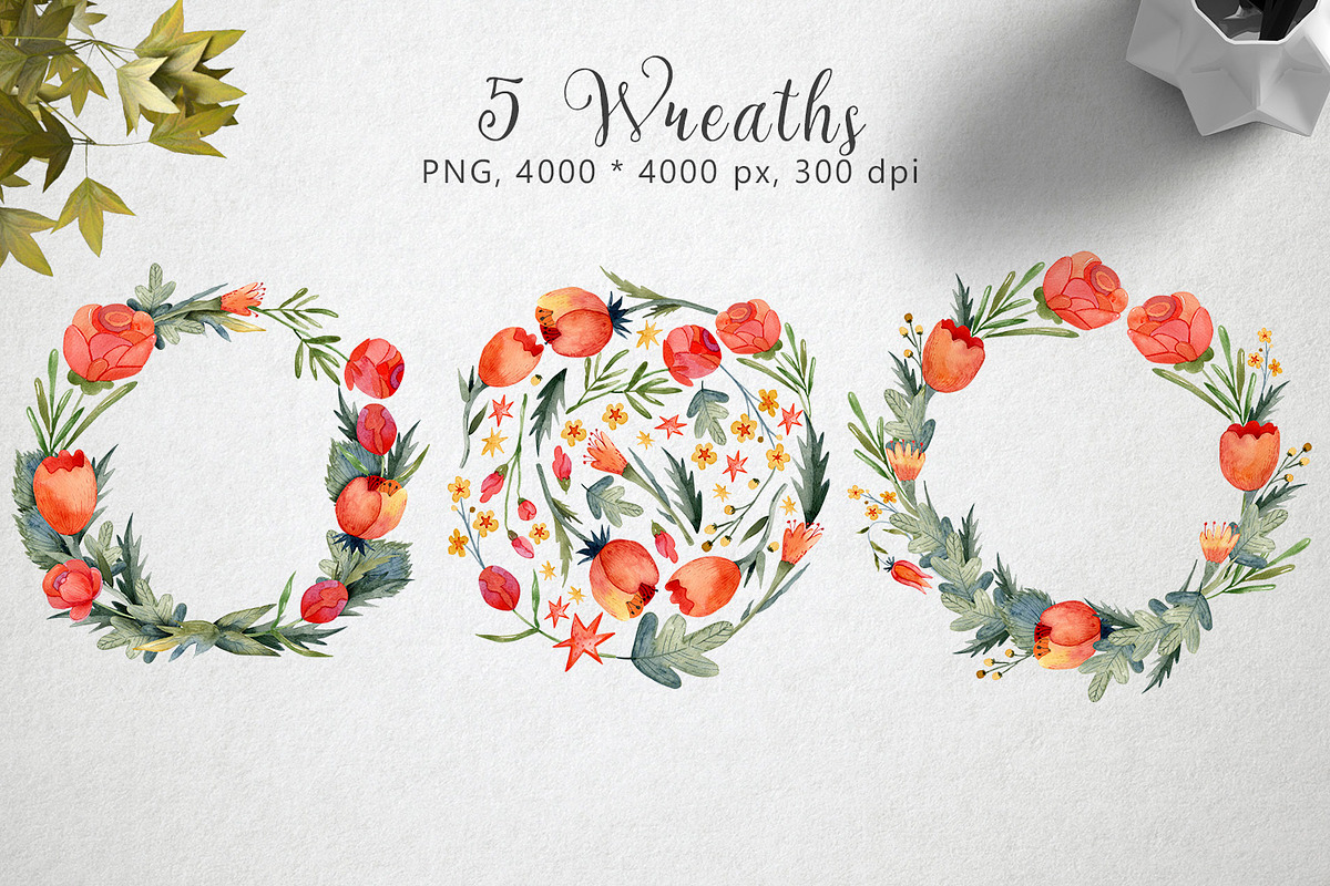 Flowers Bar spring watercolor, an Illustration by annasokol_ (Photo 4 of 5)