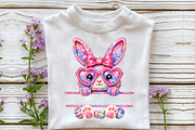 Crochet Easter Bunny Png, an Illustration by DreamCafeArt (Thumbnail 5 of 6)
