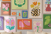 RETRO PRINTS FLOWER MARKET POSTERS, a Decorative Illustration by Ayya Studio (Thumbnail 11 of 12)