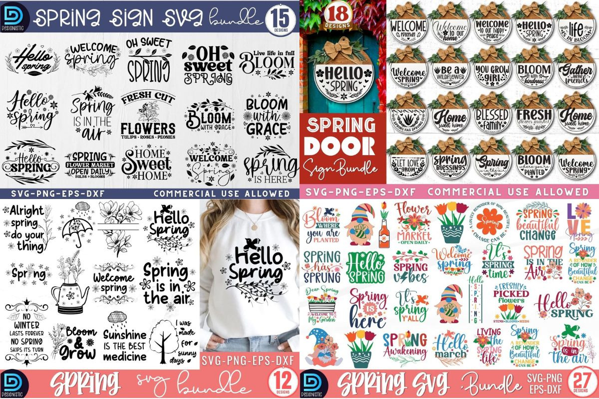 Mega Spring SVG Bundle, an Object Graphic by Design's Dark (Photo 4 of 6)