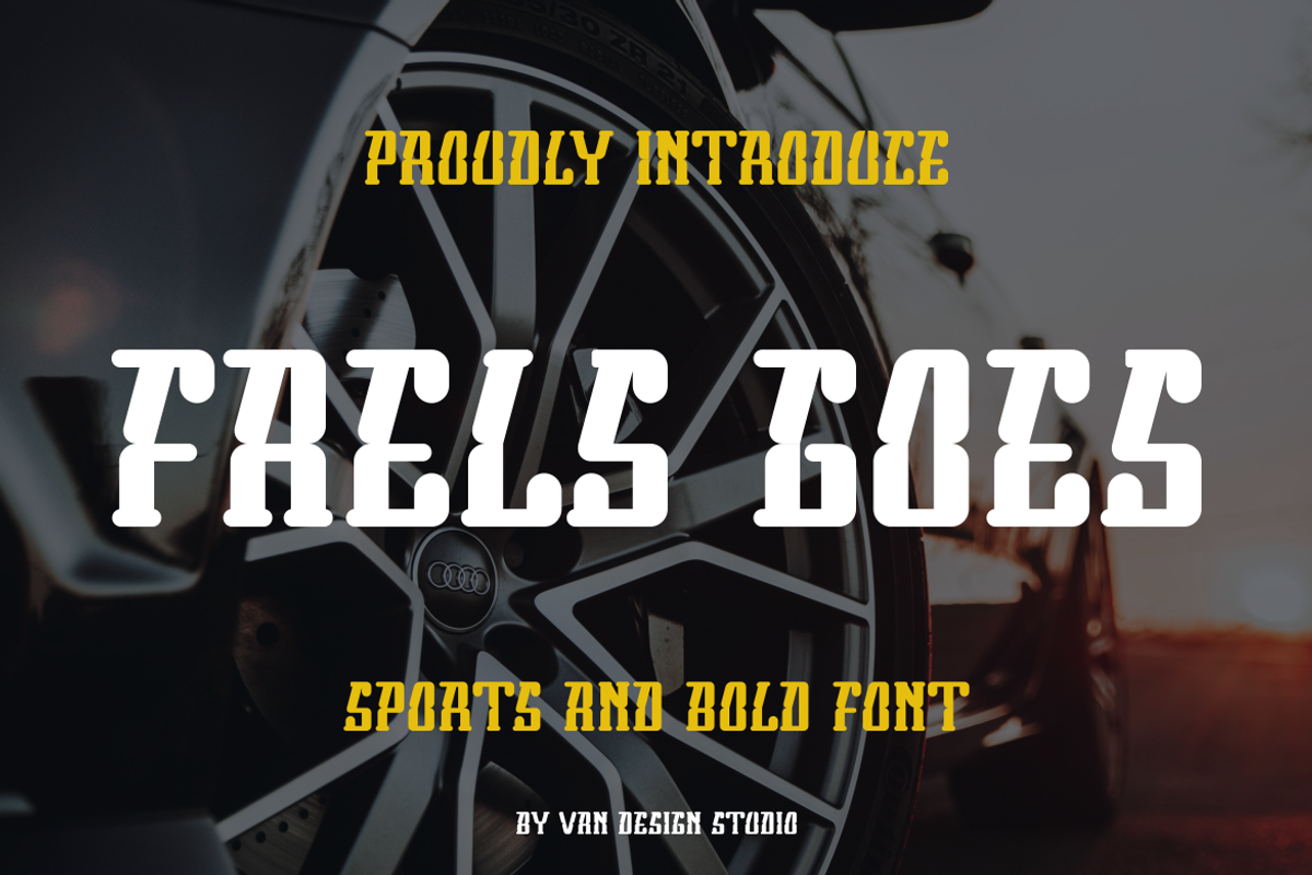 Faels Goes, a Slab Serif Font by Viswal Studio (Photo 1 of 6)