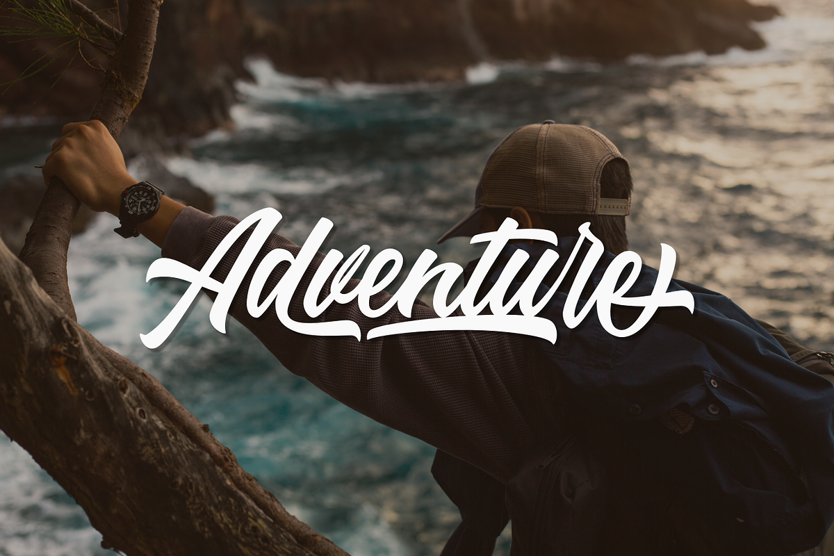 Riverside - Script Font preview 5