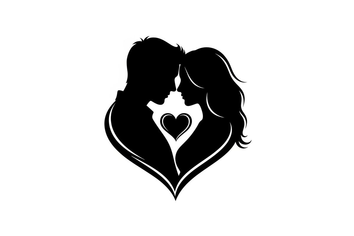 Couple Love Heart Silhouette Bundle, an Illustration by Amazin_art (Photo 10 of 51)