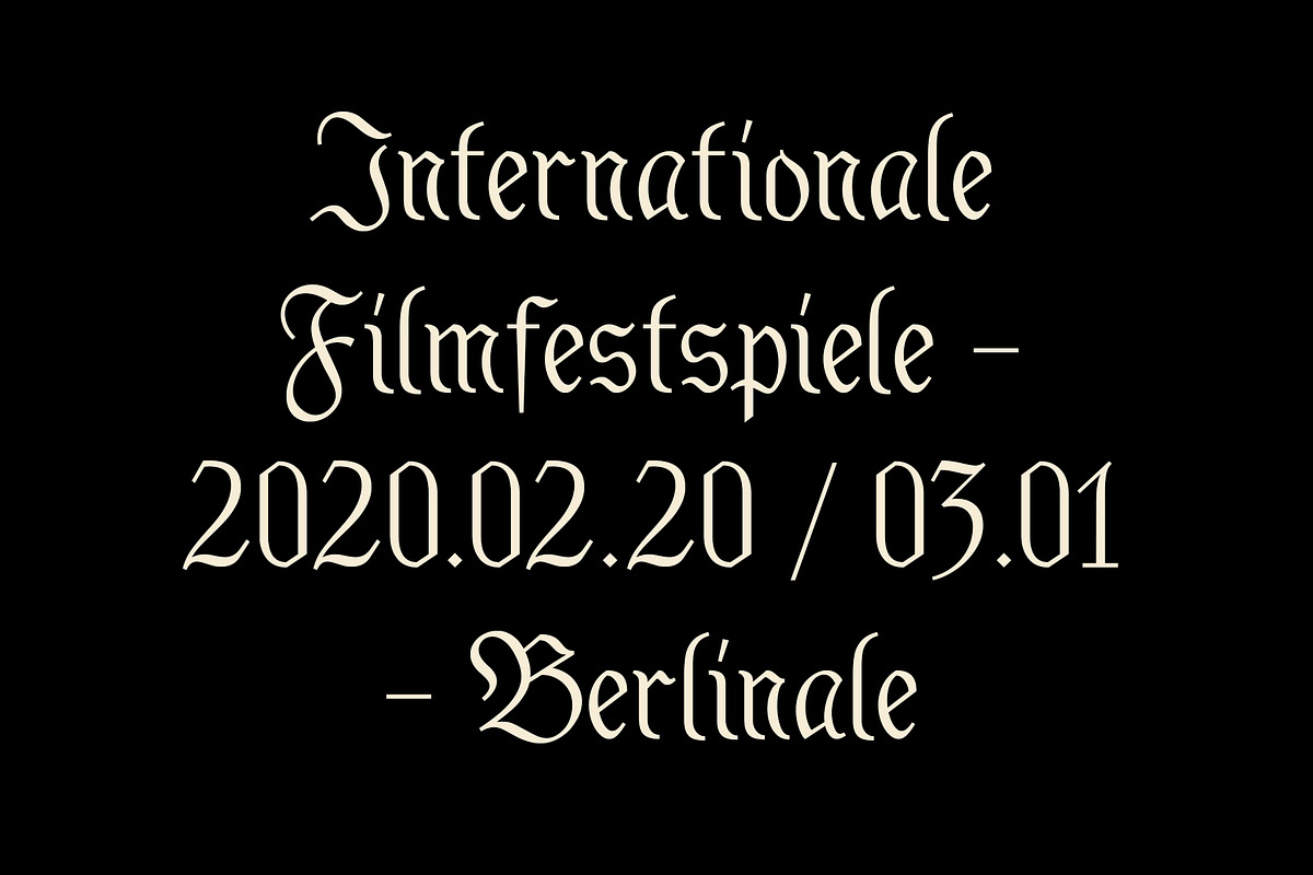 ED Vitinia, a Blackletter Font by Emyself Design (Photo 4 of 10)