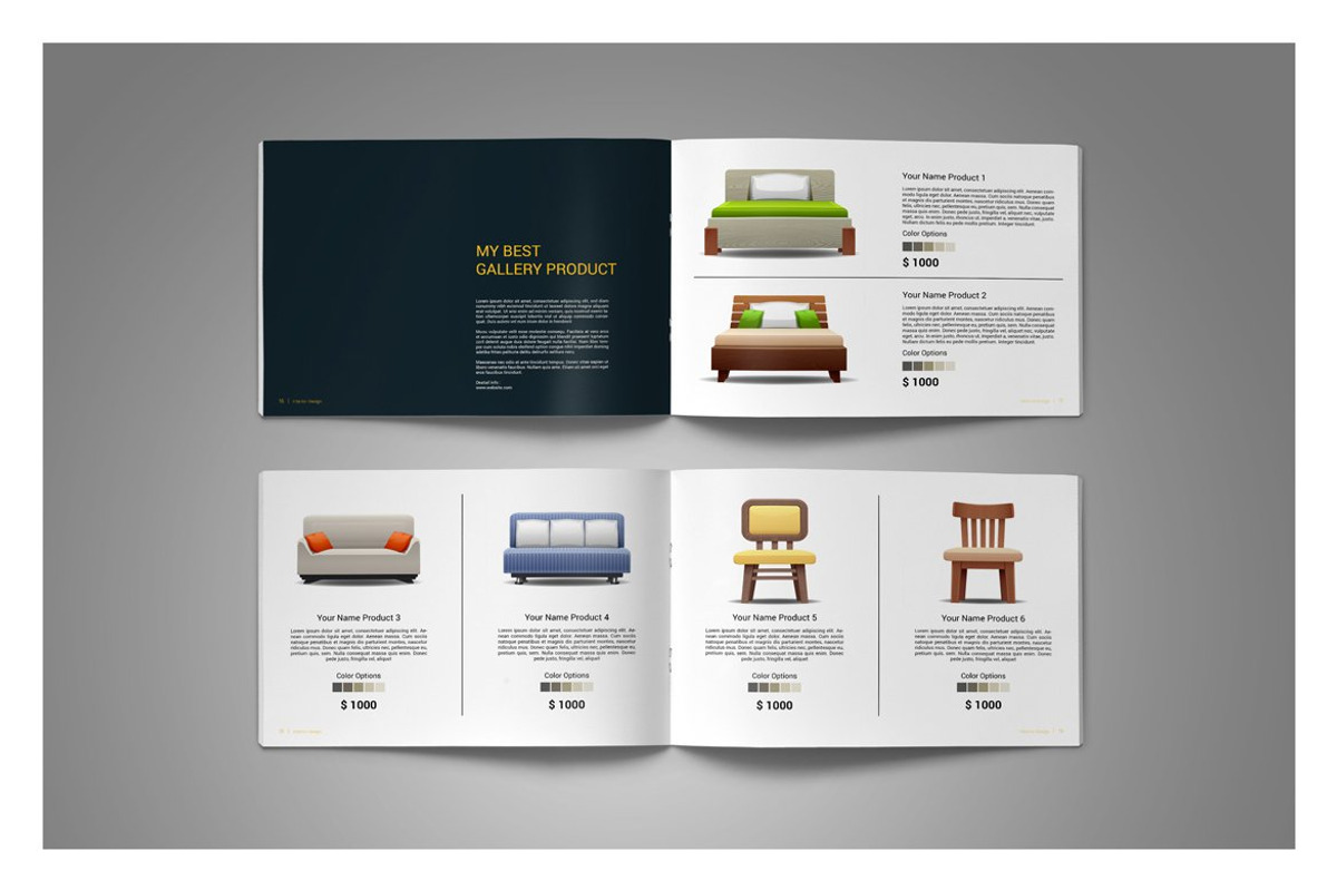 Interior Brochure Catalogs, a Brochure Template by adekfotografia (Photo 9 of 13)