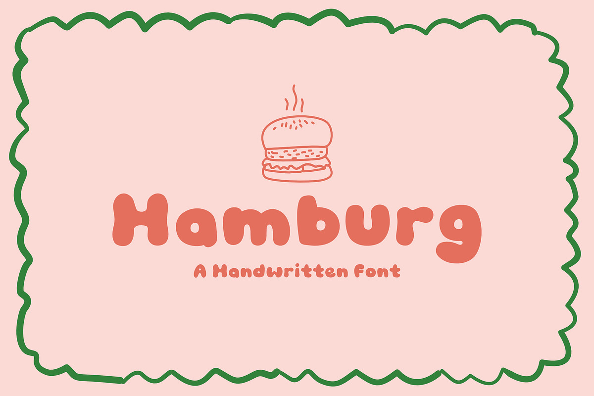 Hamburg - A Handwritten Font, a Handwritten Font by Iniistudio (Photo 1 of 4)