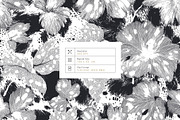 Mono Chic Abstract Floral Pattern, a Pattern Graphic by TSTUDIO (Thumbnail 6 of 14)