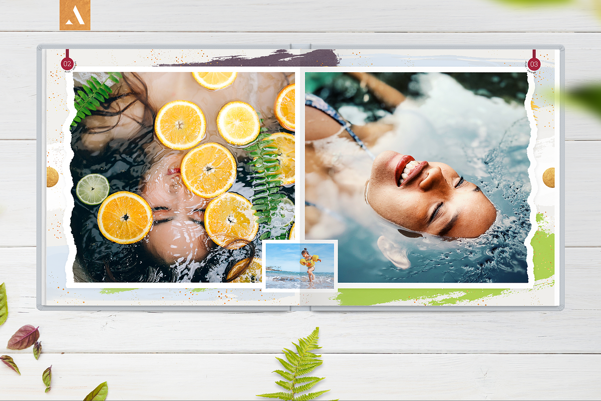 12x12 Photo Album Template / Aurora, a Brochure Template by ArealPro (Photo 16 of 18)