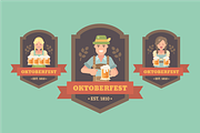 Beer festival characters, a Food Illustration by Ivan Dubovik (Thumbnail 3 of 7)