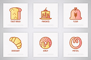 Bakery | 16 Thin Line Icons, an Outline Icon by Alex Blogoodf (Thumbnail 4 of 7)
