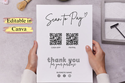 Scan To Pay Template, Qr Code Sign, a Business Card Template by Climbwithelevator (Thumbnail 3 of 11)