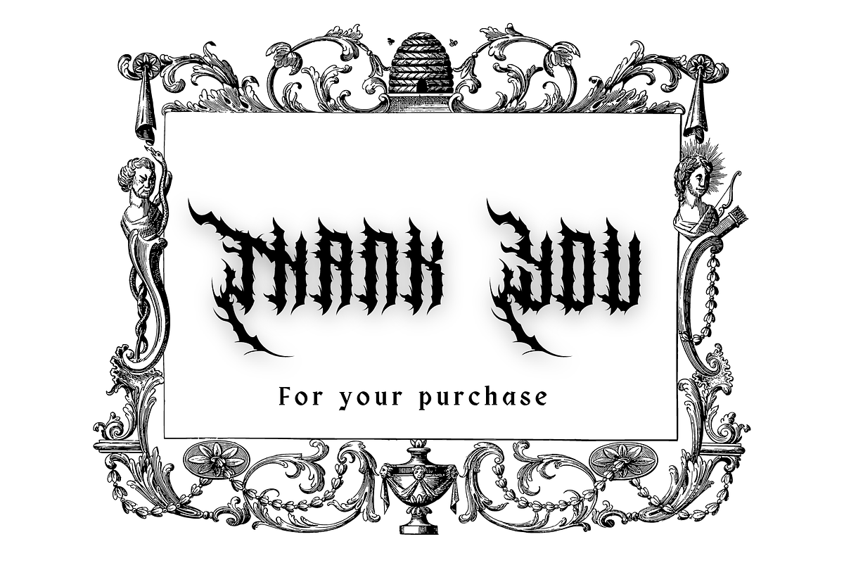Wasted World Modern Blackletter, a Blackletter Font by Aditastudios (Photo 5 of 5)