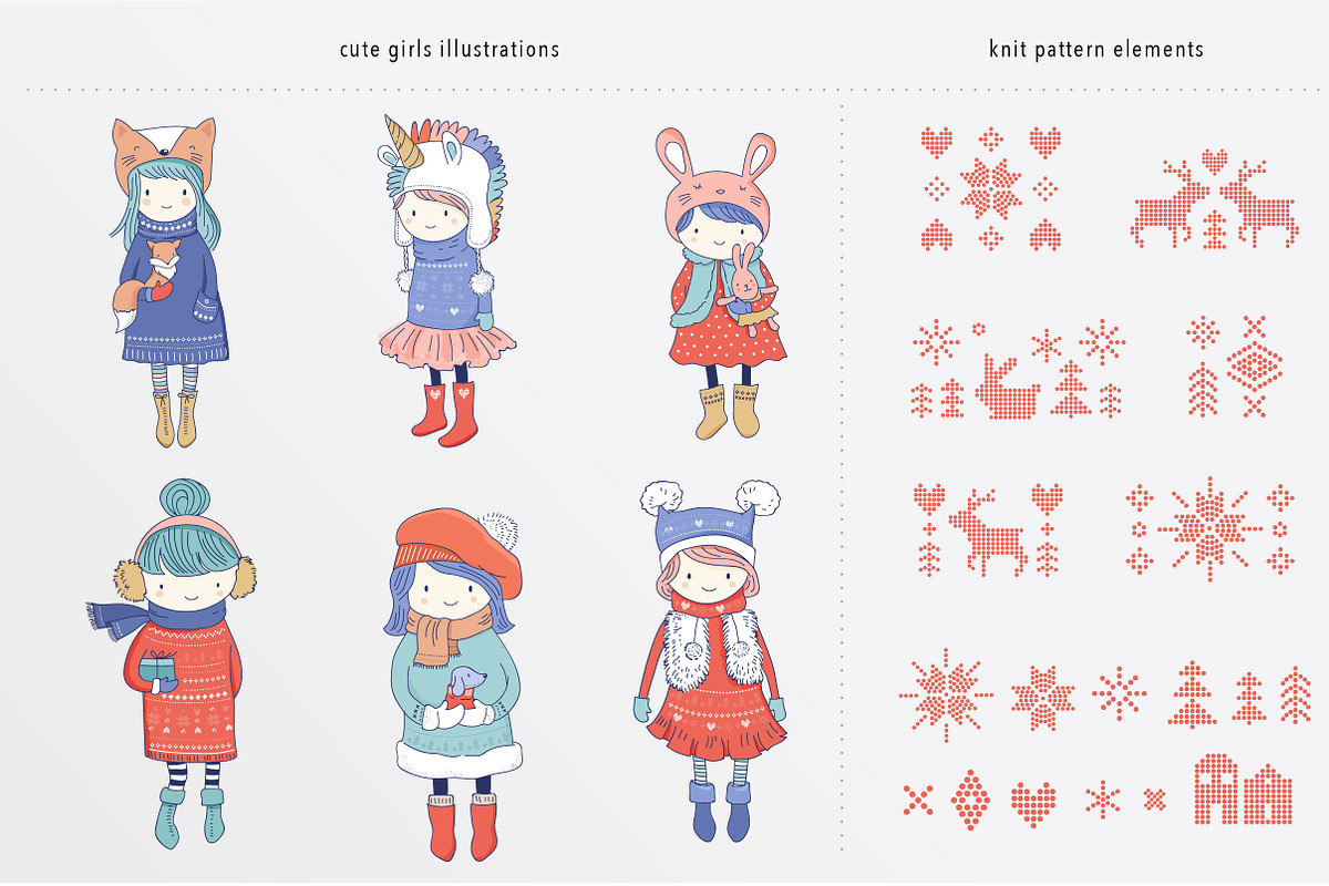Cold weather, Warm friendship, a Seasonal Illustration by Marish (Photo 4 of 9)
