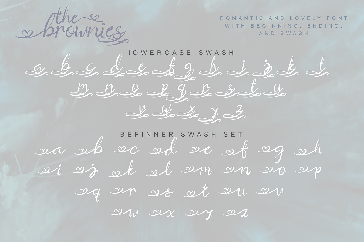 The Brownies | Romantic Love Font, a Script Font by DiosiArt (Photo 8 of 10)