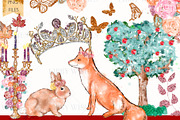 Autumn Fall Fairytale Clipart, an Illustration by Libby Wishes (Thumbnail 3 of 6)