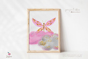 Sweet Dreams. Baby Girl Clipart 050, an Illustration by Drawberx (Thumbnail 15 of 16)