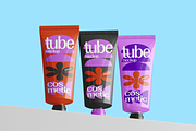 Glossy Cosmetic Tube Mockup, a Packaging Mockup by Permadi Creative (Thumbnail 3 of 3)