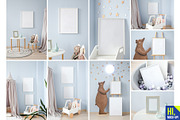 Kids Room Frames Interior Mockups, a Product Mockup by Hi, Mock-Up! (Thumbnail 7 of 7)