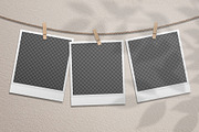 Hanging Polaroid Photo Mockup, a Social Media Template by DesignerCandies (Thumbnail 2 of 6)